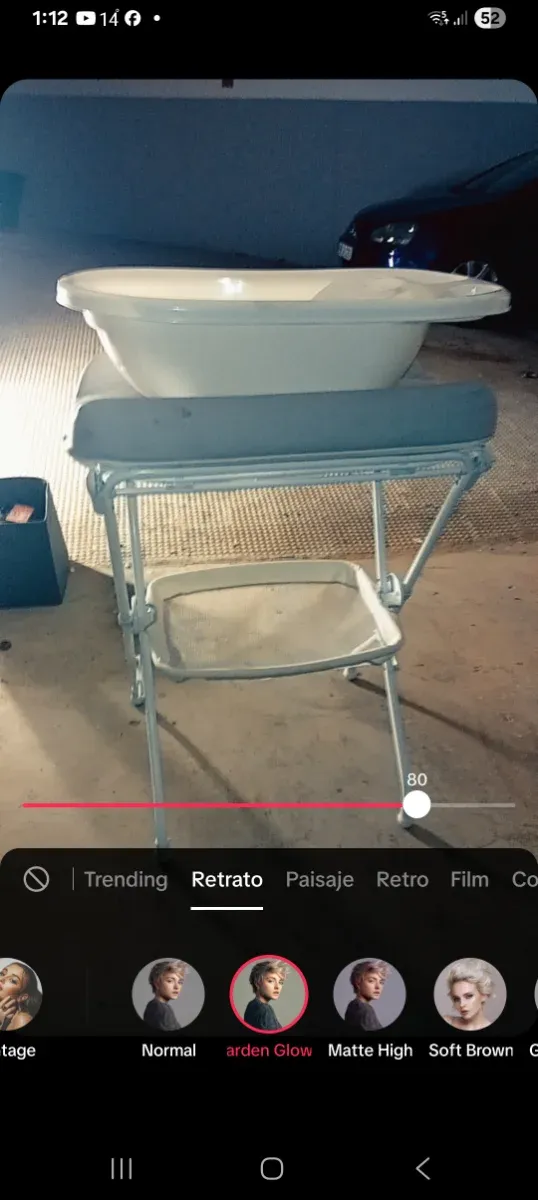 Bañera para bebé con cambiador