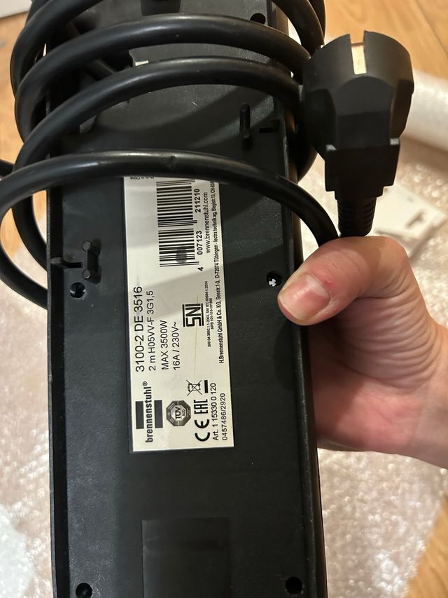 Regleta Brennenstuhl 8 enchufes