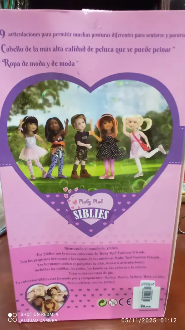 Muñeca Rubí Red Bublie