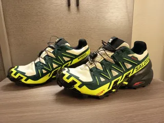 Salomon Speedcross 6 GTX Beige/Verde