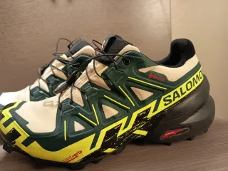 Salomon Speedcross 6 GTX Beige/Verde