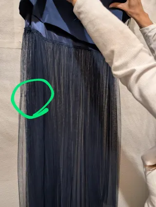 Vestido Miphai Azul Marino Talla XS