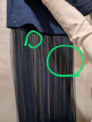 Vestido Miphai Azul Marino Talla XS