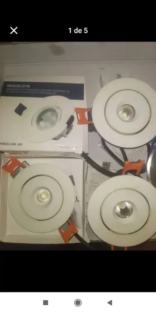 Faretti LED da incasso THREELINE 7W