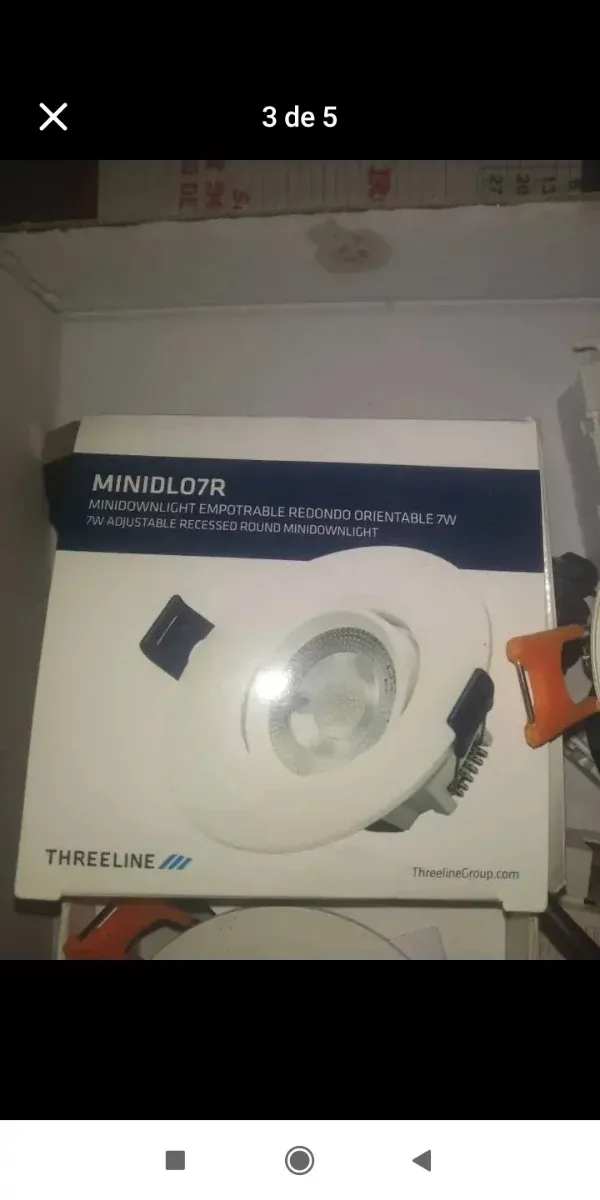 Focos LED Empotrables THREELINE 7W