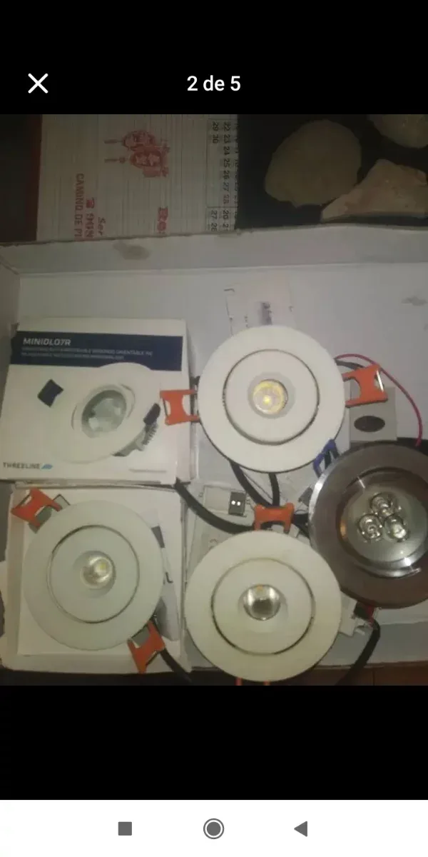 Focos LED Empotrables THREELINE 7W