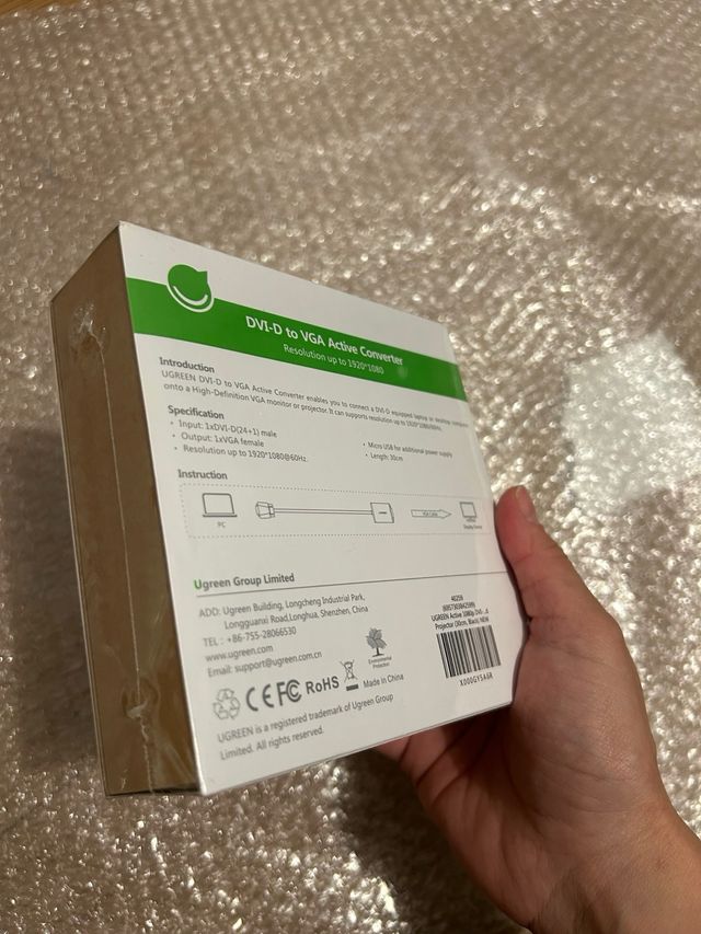 UGREEN DVI-D a VGA Convertidor Activo