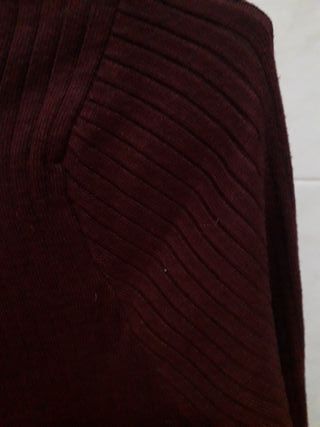 Jersey Vinceotto burdeos botones