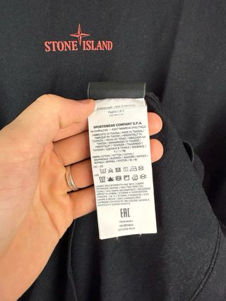 Black Stone Island t-shirt