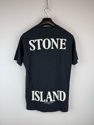 Blu Stone Island printed t-shirt
