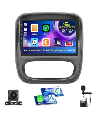 Pantalla Carplay Android Renault Trafic Vivaro