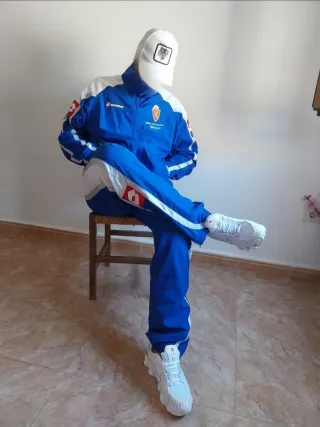 Chándal Lotto Zaragoza Azul y Blanco