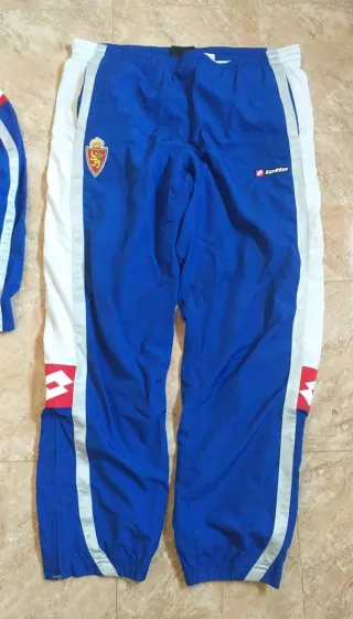Chándal Lotto Zaragoza Azul y Blanco