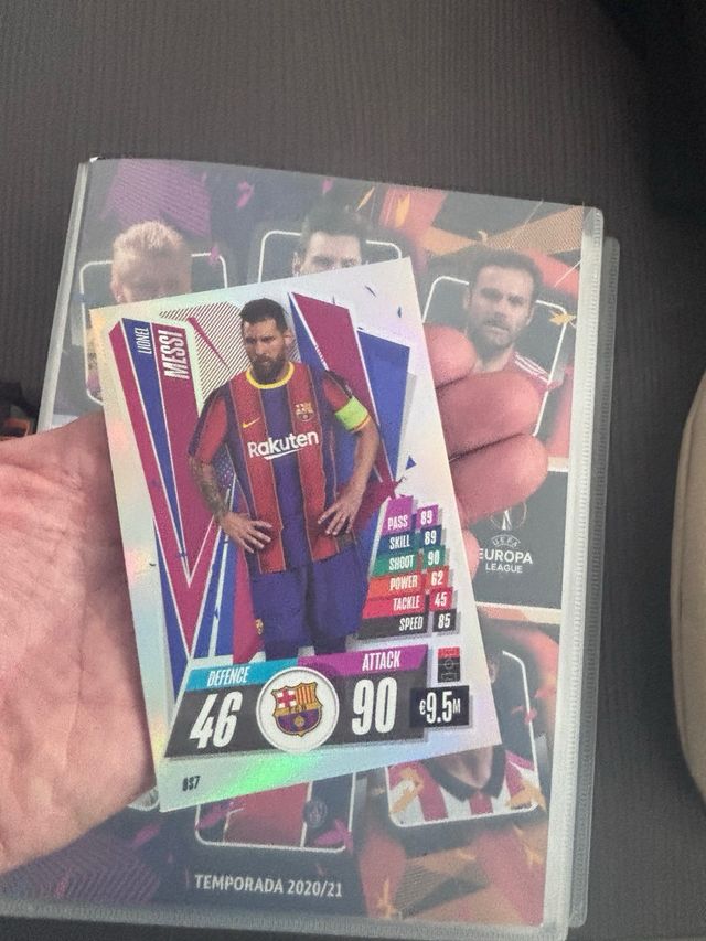 TOPPS UCL 20/21 LEO MESSI FCB EDICION LIMITADA XL