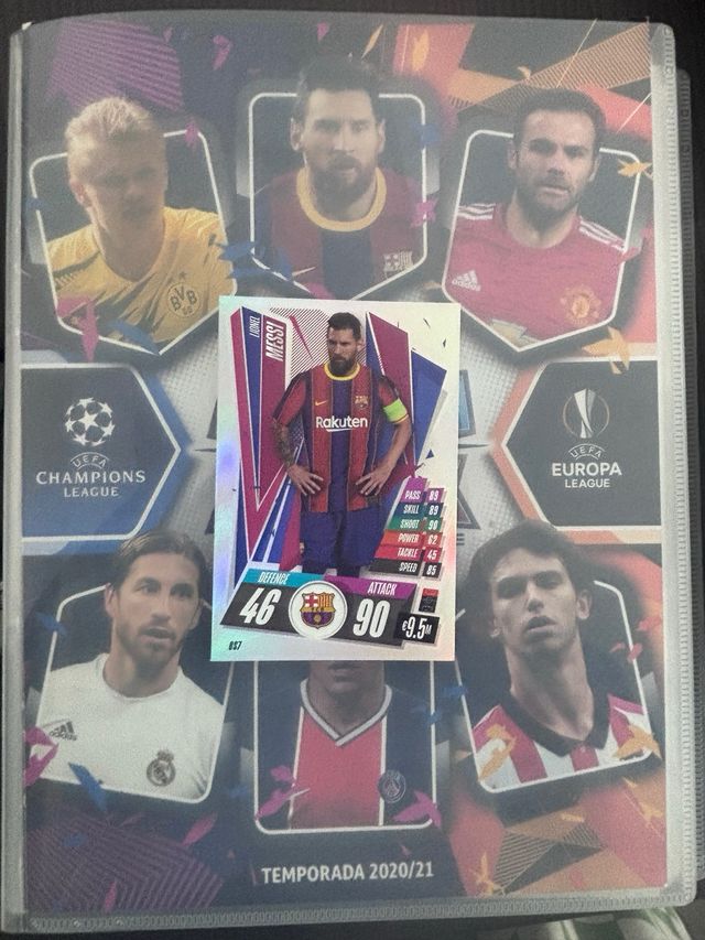 TOPPS UCL 20/21 LEO MESSI FCB EDICION LIMITADA XL