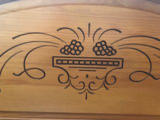 Cabecero madera provenzal rústico