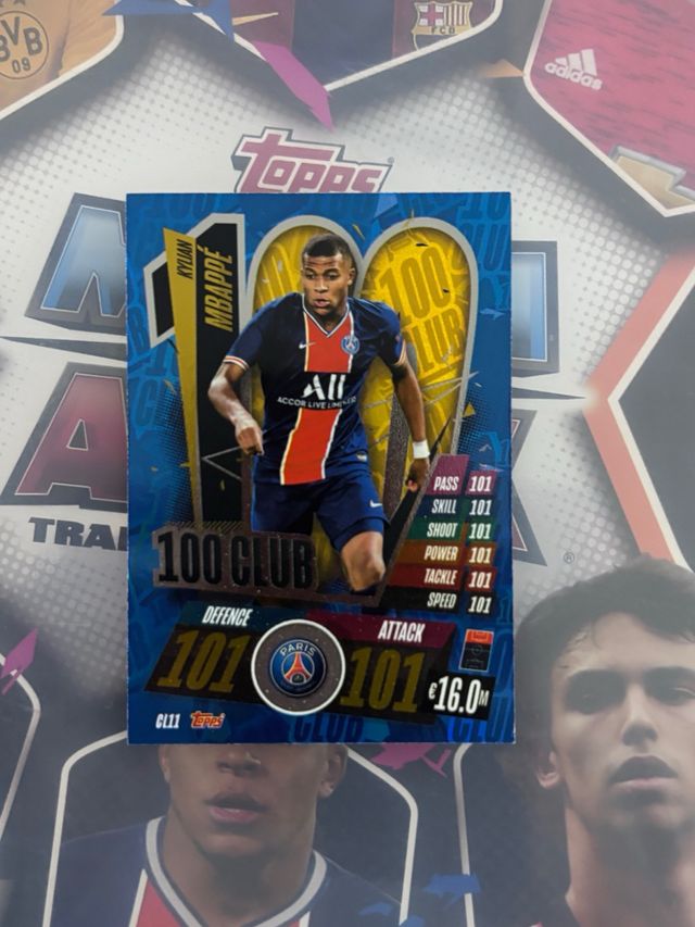 TOPPS UCL 20/21 MBAPPE PSG TRADING CARD 