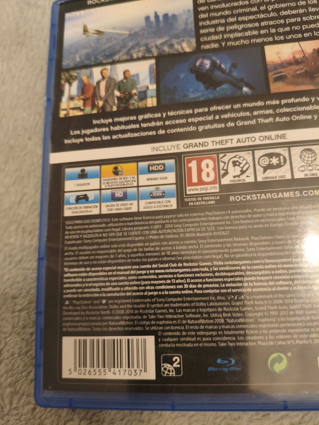 Grand Theft Auto V PS4