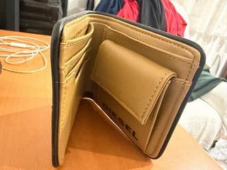 Cartera Diesel Negra Original Sin Usar