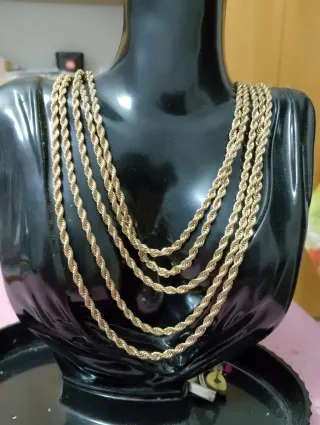 Collana vintage multifilo