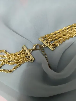 Collana vintage multifilo