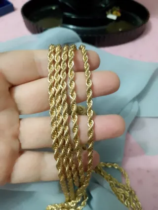 Collana vintage multifilo