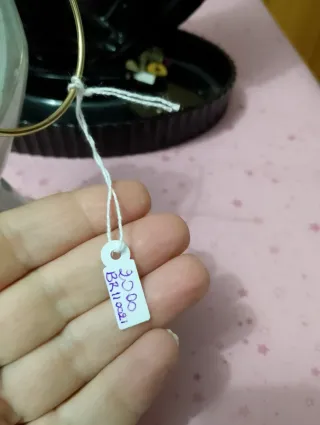 Bracciale vintage cuore smalto e strass