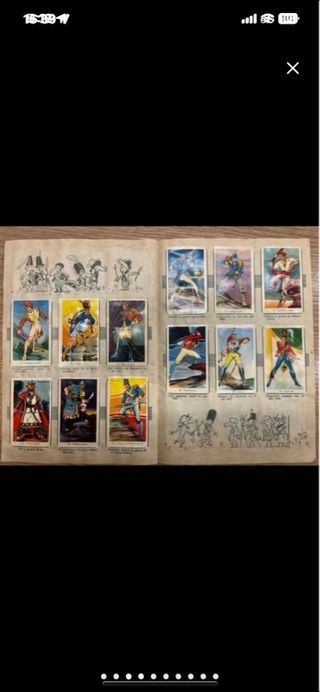 Álbum cromos Hombres de Lucha