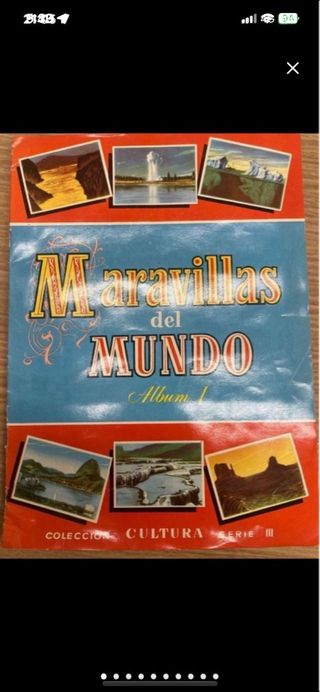 Álbum Cromos Maravillas del Mundo