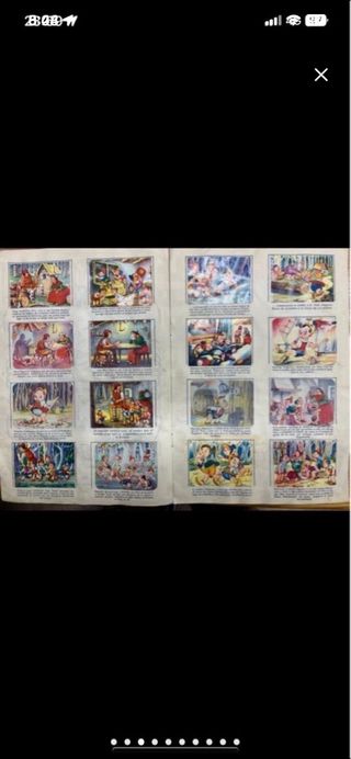 Álbum Cromos Caperucita Roja, Pulgarcito, Cenicien