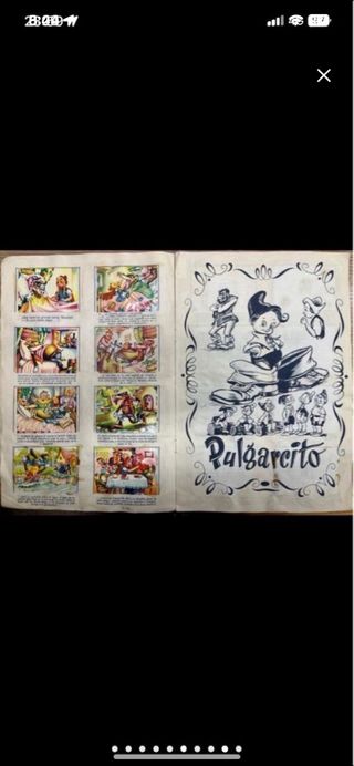 Álbum Cromos Caperucita Roja, Pulgarcito, Cenicien