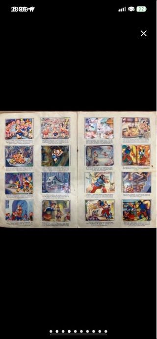Álbum Cromos Caperucita Roja, Pulgarcito, Cenicien