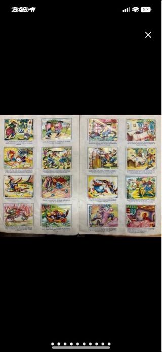 Álbum Cromos Caperucita Roja, Pulgarcito, Cenicien
