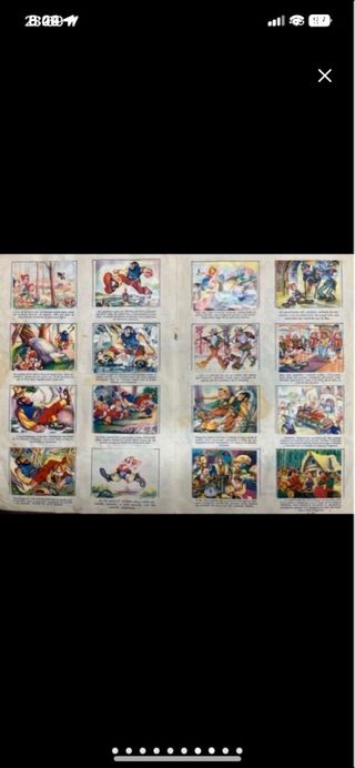 Álbum Cromos Caperucita Roja, Pulgarcito, Cenicien