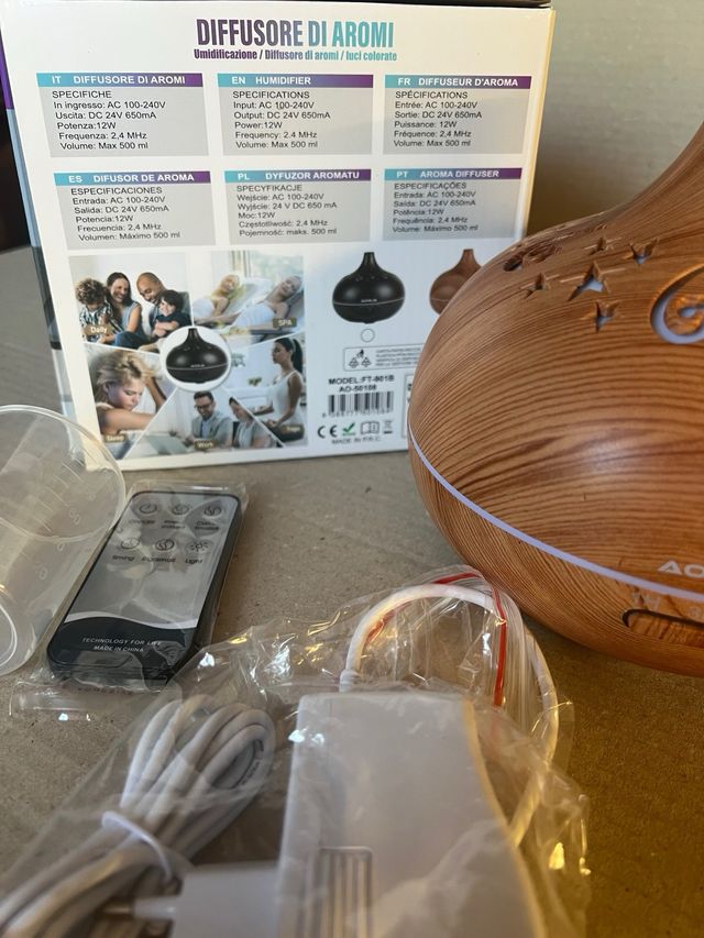 Diffusore di aromi AORLIS 500ml LED