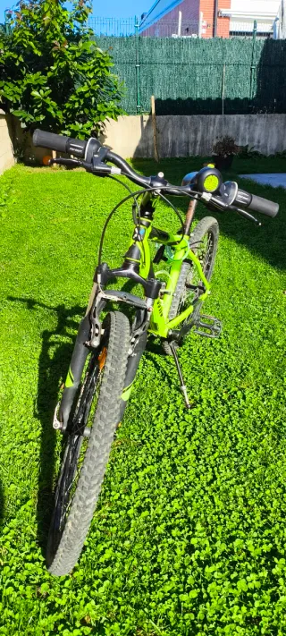 Bicicleta infantil Rockrider 500 amarilla