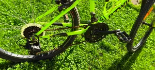 Bicicleta infantil Rockrider 500 amarilla