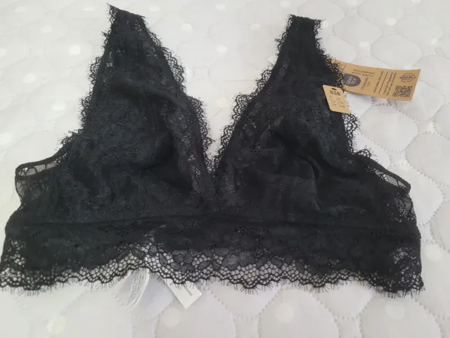 Sujetador encaje negro 70B
