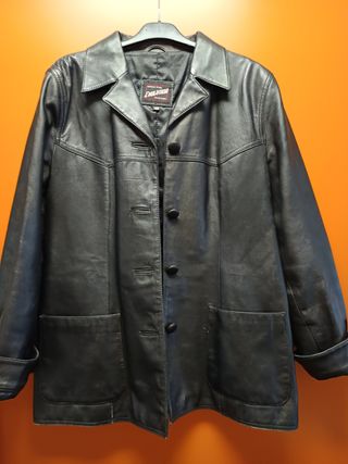 Giacca in pelle Evolution nera