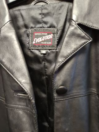 Giacca in pelle Evolution nera