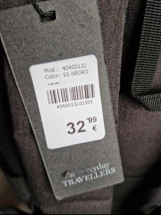 Mochila Paco Martinez - Nueva con etiquetas