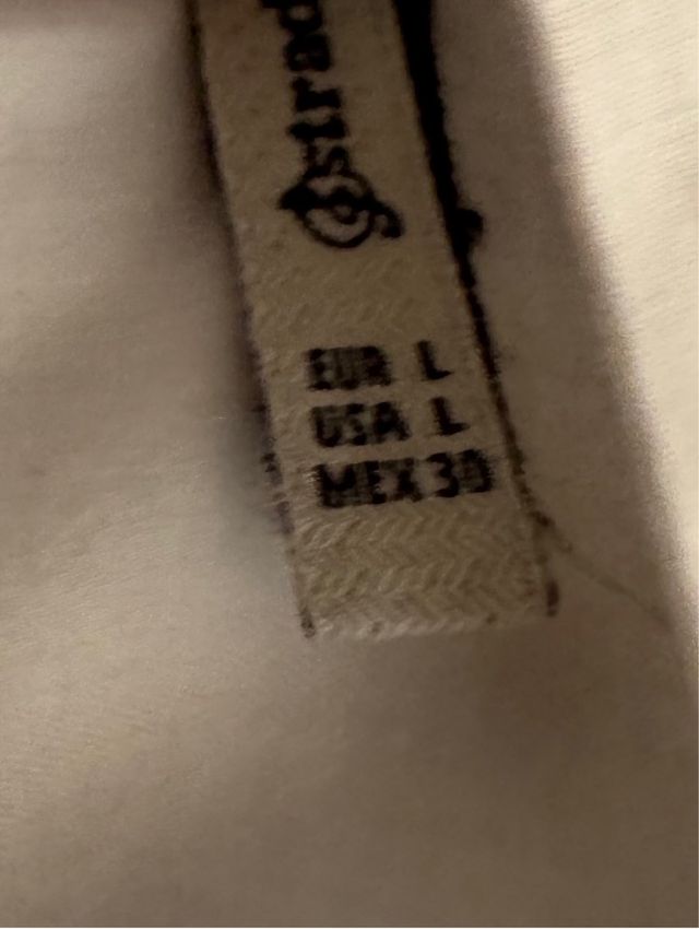 Blusa Stradivarius Blanca Talla L