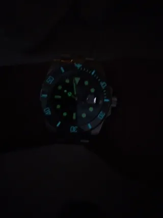Reloj Adesive Hombre Negro/Verde