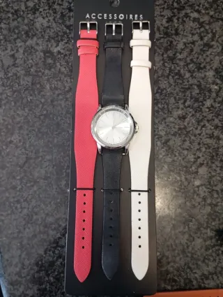 Reloj New Yorker con 3 correas intercambiables