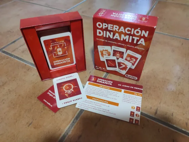 Juego de cartas Operación Dinamita Ludilo
