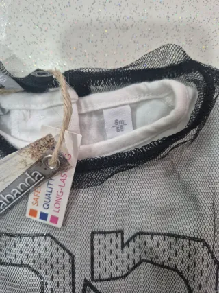 Abito bambina tulle nero 83