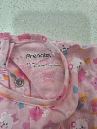 Pagliaccetto bimba rosa orsetti e stelle