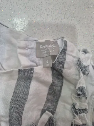 Vestitino a righe bimba