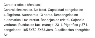 Frigorífico Combi No Frost Nevera