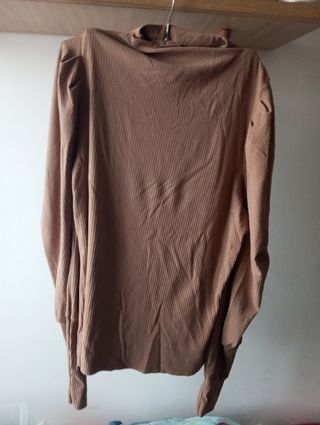 Maglia Shein marrone manica lunga